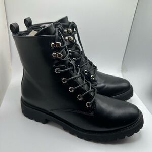 CUSHIONAIRE Dexter Rugged Lace up Boot 8.5 BLACK RETURN